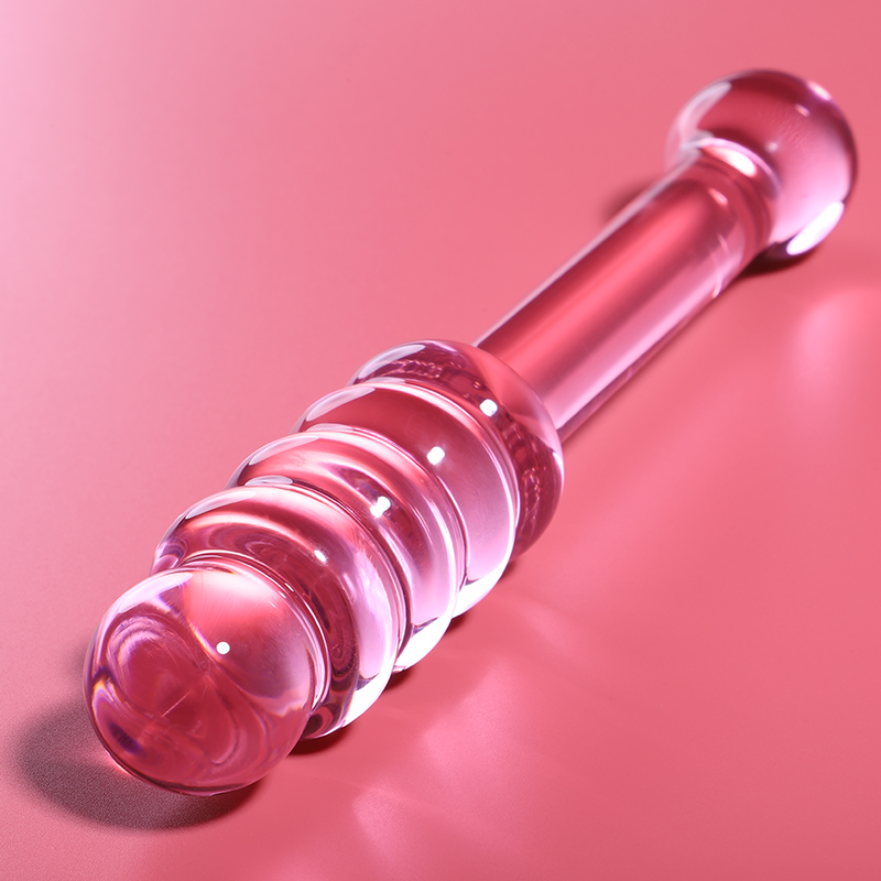 Dildo, Nebula Series By Ibiza - Model 20, Sticla Borosilicata, Transparent 20.5 CM x 3 CM